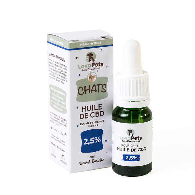 Huile de CBD pour Chat 🐱 dosée à 2,5 LovaPets® — free download