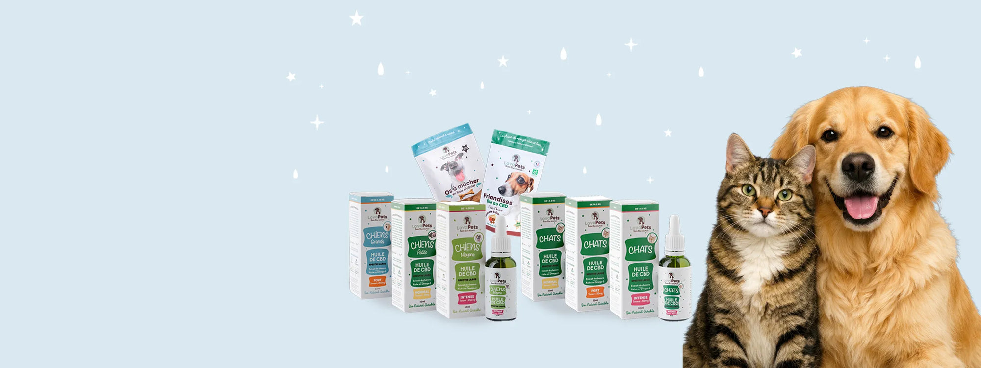 Le meilleur du CBD pour animaux
de compagnie
